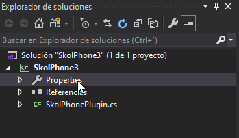 Propiedades Proyecto